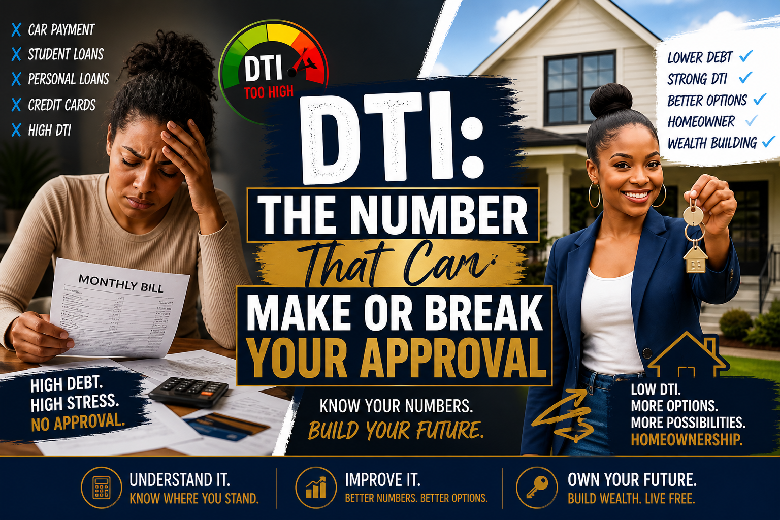 🏡 DTI: The Number That Decides If You Get Approved (or Denied)